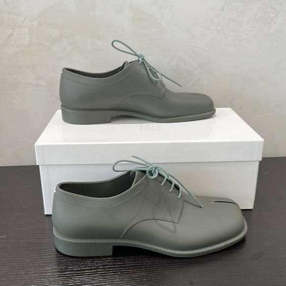 Maison Margiela Runway PVC Green Tabi Shoes! - Picture 5 of 5